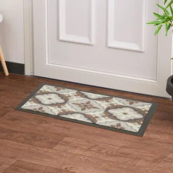 Gifi Tapis anti poussière motif fleur