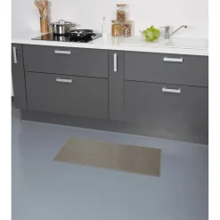 Gifi Tapis de cuisine L80X50 couleur taupe