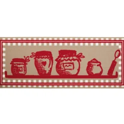 Gifi Tapis de cuisine motif pot de confiture