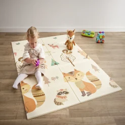 Gifi Eveil<Tapis de jeu enfant thème animaux 177x197cm