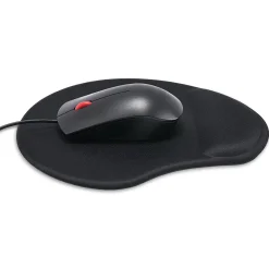 Tapis de souris repose poignet ergonomique noir*Gifi Hot