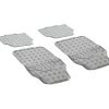 Gifi Tapis de voiture universel noir x4