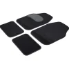 Gifi Tapis de voiture x4 noir