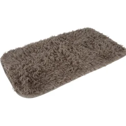 Gifi Tapis effet fourrure taupe