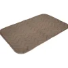 Gifi Tapis effet fourrure taupe