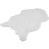 Gifi Tapis effet peau de bête blanc uni