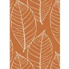 Gifi Tapis effet tissé design Feuilles