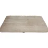 Gifi Tapis imitation fourrure taupe