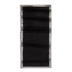 Gifi Tapis Light uni noir contour gris