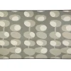Gifi Tapis polycoton gris design cercles