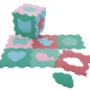 Gifi Jeux De Société Et Éducatifs<Tapis puzzle mousse 9 dalles 30,5x30,5cm avec formes détachables