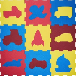 Gifi Jeux De Société Et Éducatifs<Tapis puzzle mousse 9 dalles 30,5x30,5cm avec formes détachables
