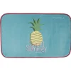 Gifi Tapis rectangulaire bleu Sweet summer motif ananas