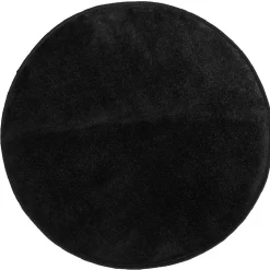 Gifi Tapis rond noir pailleté
