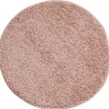 Gifi Tapis rond rose Muranu Jardin Anglais
