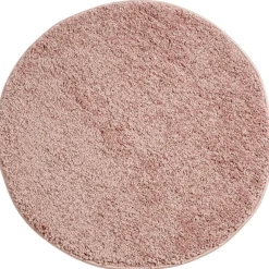 Gifi Tapis rond rose Muranu Jardin Anglais