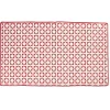Gifi Tapis réversible bicolore rouge et blanc
