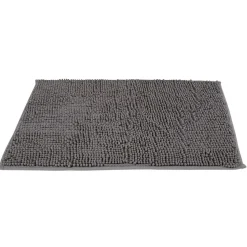 Gifi Tapis salle de bain chenille gris