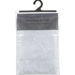 Gifi Tissu déco blanc argenté