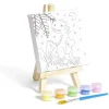 Toile à peindre avec accessoires inclus 15,5x10cm*Gifi Clearance