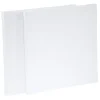 Gifi Toile à peindre carrée carton blanc x2