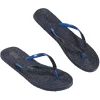 New Gifi Tong pour femme bleu pailleté taille 36/37