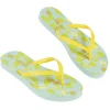 Discount Gifi Tong pour femme motif citron taille 40/41