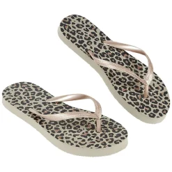 Hot Gifi Tong pour femme motif léopard taille 40/41