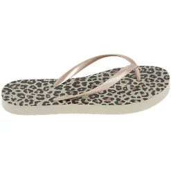 Hot Gifi Tong pour femme motif léopard taille 40/41