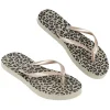 Hot Gifi Tong pour femme motif léopard taille 38/39