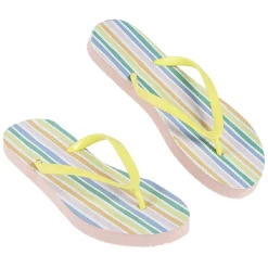 Sale Gifi Tong pour femme à rayures multicolores taille 40/41