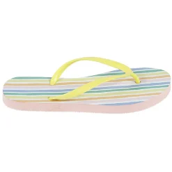 Sale Gifi Tong pour femme à rayures multicolores taille 40/41