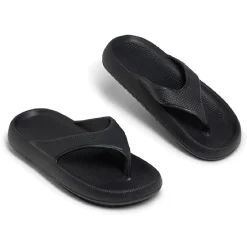 Clearance Gifi Tongs caoutchouc noir 36/37
