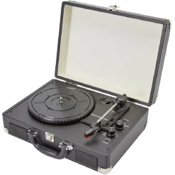 Tourne disque en plastique noir*Gifi Hot