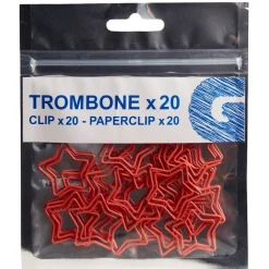 Trombone forme étoile x20*Gifi Online