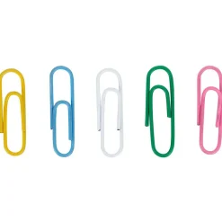 Trombone multicolore 2,8cm x100*Gifi Outlet