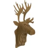 Gifi Trophée tête de cerf en carton