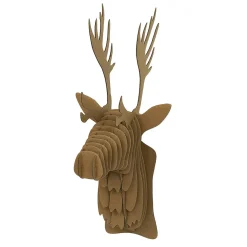 Gifi Trophée tête de cerf en carton