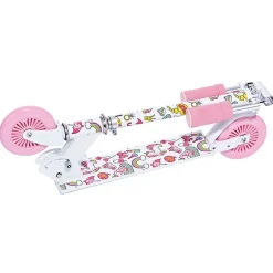 Gifi Trottinette pliable 2 roues plastique rose