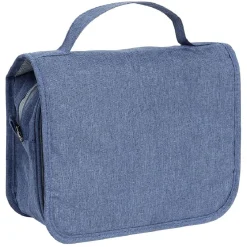 Sale Gifi Trousse de toilette à suspendre bleu denim L.22xl.18,5xH.9cm
