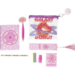 Trousse garnie transparente design Galaxy Donut*Gifi New