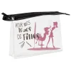 Clearance Gifi Trousse rectangulaire noire imprimé