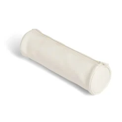 Hot Gifi Trousse ronde unie effet cuir Ø8xL23cm 4 coloris