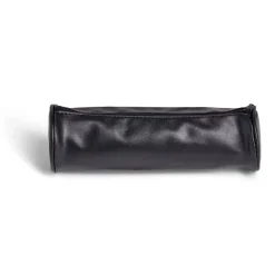 Hot Gifi Trousse ronde unie effet cuir Ø8xL23cm 4 coloris