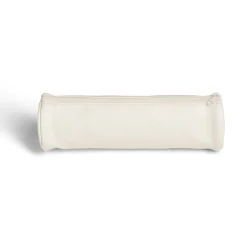 Hot Gifi Trousse ronde unie effet cuir Ø8xL23cm 4 coloris