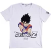 New Gifi T-shirt Dragon Ball Z Goku coton blanc