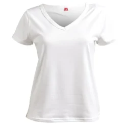 Best Gifi T-shirt femme fibre de bambou et élasthanne blanc - Taille M