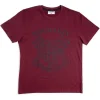 Discount Gifi T-shirt Harry Potter Hogwarts coton rouge bordeaux