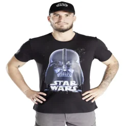 Hot Gifi T-shirt Star Wars Dark Vador coton noir