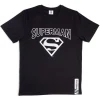 Online Gifi T-shirt Superman coton noir